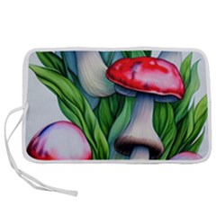 Woods Mushroom Forest Academia Core Pen Storage Case (l) by GardenOfOphir