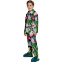 Woods Mushroom Forest Academia Core Kids  Long Sleeve Velvet Pajamas Set View2