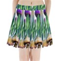 Cozy Mushroom Forest Historical Boho Pleated Mini Skirt View1