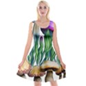 Cozy Mushroom Forest Historical Boho Reversible Velvet Sleeveless Dress View1