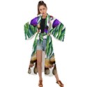 Cozy Mushroom Forest Historical Boho Maxi Kimono View1