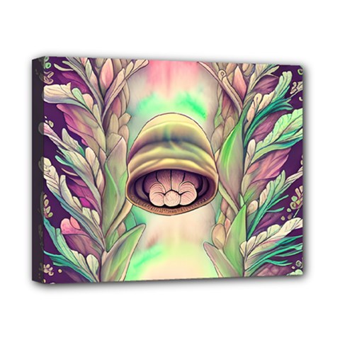 Mystic Mushroom Canvas 10  X 8  (stretched) by GardenOfOphir