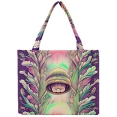 Mystic Mushroom Mini Tote Bag by GardenOfOphir