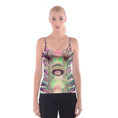 Mystic Mushroom Spaghetti Strap Top by GardenOfOphir