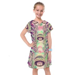 Mystic Mushroom Kids  Drop Waist Dress by GardenOfOphir