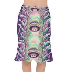 Mystic Mushroom Short Mermaid Skirt by GardenOfOphir