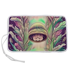 Mystic Mushroom Pen Storage Case (l) by GardenOfOphir