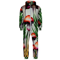 Forest Fungi Hooded Jumpsuit (men) by GardenOfOphir