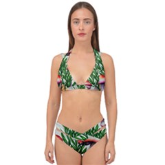 Forest Fungi Double Strap Halter Bikini Set by GardenOfOphir