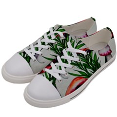 Forest Fungi Men s Low Top Canvas Sneakers by GardenOfOphir