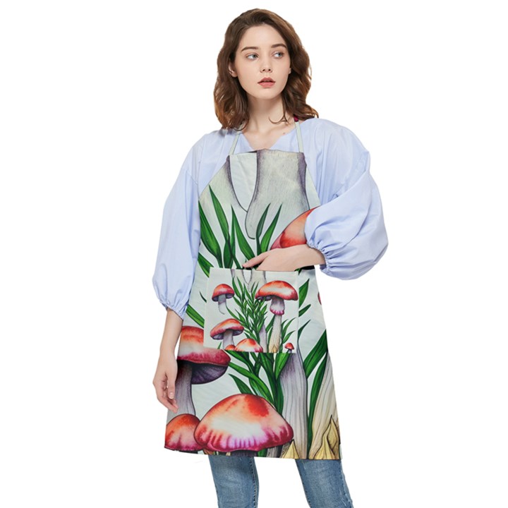 Forest Fungi Pocket Apron