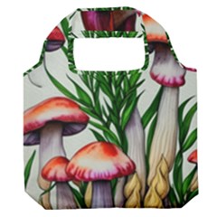 Forest Fungi Premium Foldable Grocery Recycle Bag by GardenOfOphir