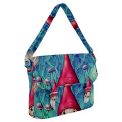 Mushroom Magic Buckle Messenger Bag by GardenOfOphir