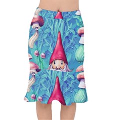 Mushroom Magic Short Mermaid Skirt by GardenOfOphir