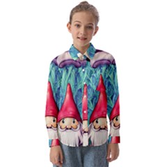 Mushroom Magic Kids  Long Sleeve Shirt