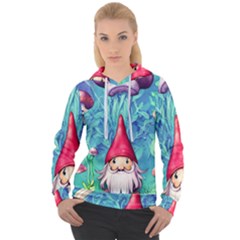 Mushroom Magic Women s Overhead Hoodie by GardenOfOphir