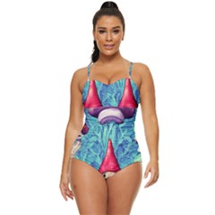 Mushroom Magic Retro Full Coverage Swimsuit by GardenOfOphir