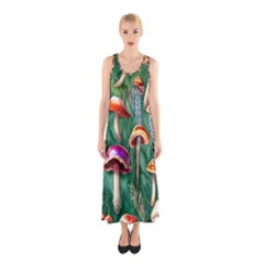 Witch s Woods Sleeveless Maxi Dress by GardenOfOphir