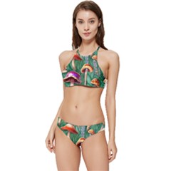 Witch s Woods Banded Triangle Bikini Set by GardenOfOphir