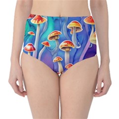 Tiny Toadstools Classic High-waist Bikini Bottoms by GardenOfOphir