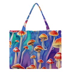 Tiny Toadstools Medium Tote Bag by GardenOfOphir