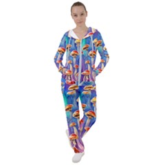 Tiny Toadstools Women s Tracksuit by GardenOfOphir