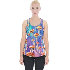 Tiny Toadstools Piece Up Tank Top by GardenOfOphir