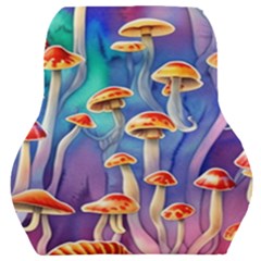 Tiny Toadstools Car Seat Back Cushion  by GardenOfOphir