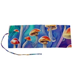 Tiny Toadstools Roll Up Canvas Pencil Holder (s) by GardenOfOphir