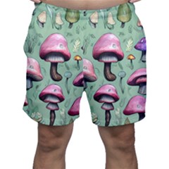 Boho Woods Mushroom Men s Shorts