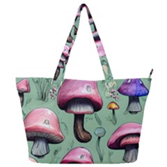 Boho Woods Mushroom Full Print Shoulder Bag by GardenOfOphir