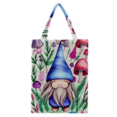 Tiny Mushroom Forest Scene Classic Tote Bag by GardenOfOphir