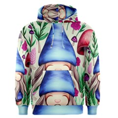 Tiny Mushroom Forest Scene Men s Core Hoodie by GardenOfOphir