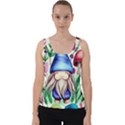 Tiny Mushroom Forest Scene Velvet Tank Top View1