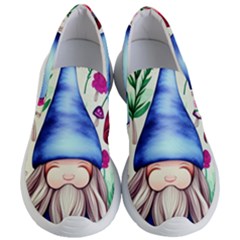 Tiny Mushroom Forest Scene Women s Lightweight Slip Ons by GardenOfOphir