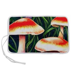 Mushroom Fairy Garden Pen Storage Case (m) by GardenOfOphir