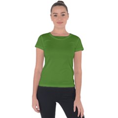 Light Seaweed Green	 - 	short Sleeve Sports Top by ColorfulSportsWear