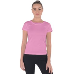 Ballet Slipper Pink	 - 	short Sleeve Sports Top by ColorfulSportsWear