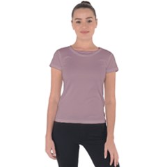 Wood Rose	 - 	Short Sleeve Sports Top