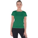 Cadmium Green	 - 	Short Sleeve Sports Top View1