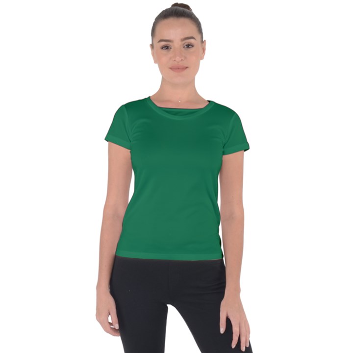 Cadmium Green	 - 	Short Sleeve Sports Top