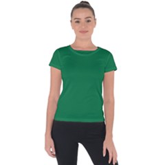 Dartmouth Green	 - 	short Sleeve Sports Top by ColorfulSportsWear