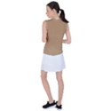 Wood Brown	 - 	Sleeveless Sports Top View2