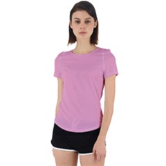 Prism Pink	 - 	back Cut Out Sport Tee by ColorfulSportsWear