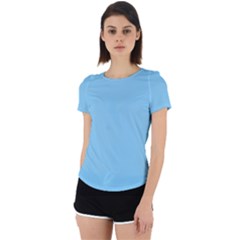 Baby Blue	 - 	Back Cut Out Sport Tee