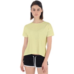 Banana Yellow	 - 	open Back Sport Tee by ColorfulSportsWear