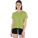 Avocado Green	 - 	Open Back Sport Tee View1