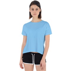 Baby Blue	 - 	Open Back Sport Tee