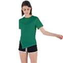 Dartmouth Green	 - 	Asymmetrical Short Sleeve Sports Tee View1