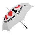 i love donna Straight Umbrellas View2